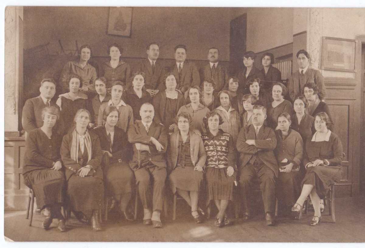 Снимка на участници в курс за учители по гимнастика. София, 1924 г.