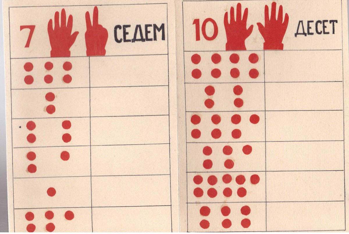 Нагледни пособия по метода на Декроли, нач. на XX в.