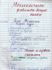 Тетрадки по зоология, 1975/76 г. - снимка 6