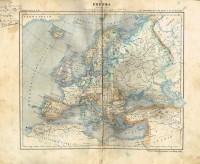Землеописателен учебен атлас от Христо Г. Данов, 1865 г. - снимка 4